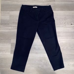 LOFT Marisa navy capris